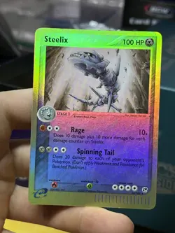 Steelix 23/100 EX Sandstorm 2003 Reverse Rare Holo e-Series Pokemon Card TCG - Image 3