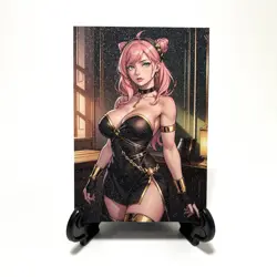 Spy x Family Anya Forger Sexy Hot Anime Waifu Doujin Goddess Glitter Art Card - Image 4