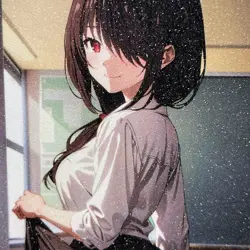 Date A Live Kurumi Tokisaki Sexy Anime Waifu School Girl Goddess Glitter Card - Image 4