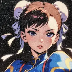Street Fighter Chun-Li Sexy Cute Anime Waifu Girl Doujin Goddess Lewd Art Card - Image 4