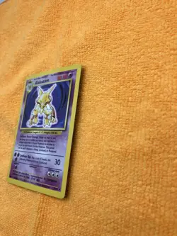 Pokemon TCG Alakazam Holo Rare Card 1/102 Base Set 1999 - Image 4
