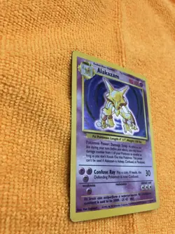 Pokemon TCG Alakazam Holo Rare Card 1/102 Base Set 1999 - Image 5