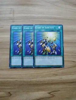 Yu-Gi-Oh! - Card Of Sanctity - 3X - Full Playset - Image 1