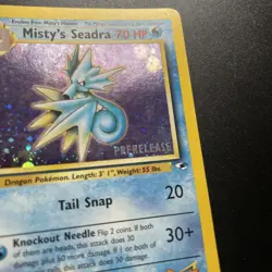 Misty's Seadra Prerelease Holo Card 009/132 WOTC LP - Image 2