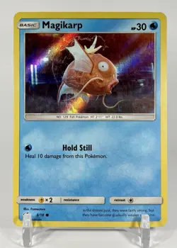 Magikarp 8/18 Holo Rare Detective Pikachu Pokemon Card TCG - Image 1