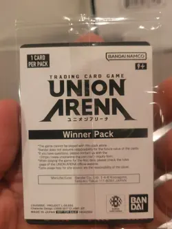 Union Arena Winner Card Set Tournament Kit C.C / Kento / Killua / Byakuya Sealed - Image 4