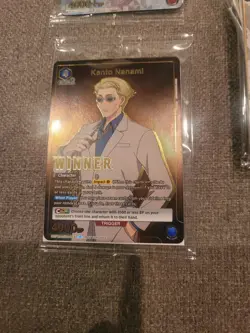 Union Arena Winner Card Set Tournament Kit C.C / Kento / Killua / Byakuya Sealed - Image 5