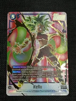 Kefla FB08-034 Alternate Art Saiyans Pride Dragon Ball English Card Fusion World - Image 1