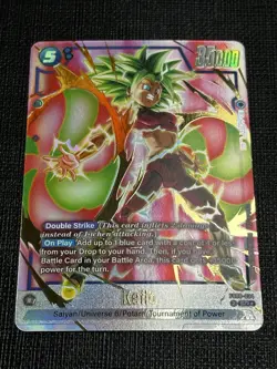 Kefla FB08-034 Alternate Art Saiyans Pride Dragon Ball English Card Fusion World - Image 2