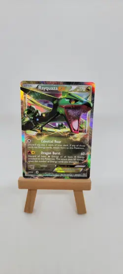 Rayquaza EX 85/124 Ultra Rare Holo Pokemon Card Dragons Exalted NM - Image 1