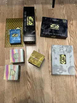 STAR WARS CCG DECIPHER Lot Of Posters Boxes Cards Etc. - Image 1