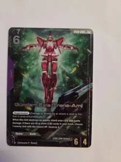 Gd03 Gundam Exia Trans Am Lr+ Gundam Card - Image 1