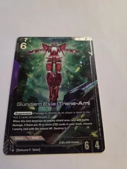 Gd03 Gundam Exia Trans Am Lr+ Gundam Card - Image 4