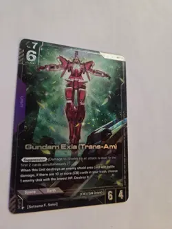Gd03 Gundam Exia Trans Am Lr+ Gundam Card - Image 5