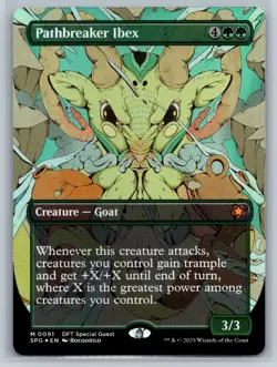 Pathbreaker Ibex (Borderless) Holo M Special Guests 91 NM - Image 1