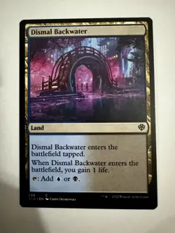 1x Dismal Backwater MTG Starter Commander Decks (SCD) NM Magic Regular - Image 1