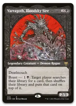 Varragoth, Bloodsky Sire (Showcase) #309 (NM) Kaldheim KHM Magic MTG - Image 1