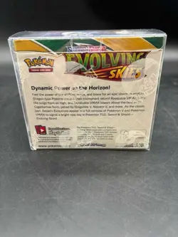 #2 2021 Pokemon SWSH Evolving Skies Booster Box SEALED w/ Plastic Case Mint - Image 3