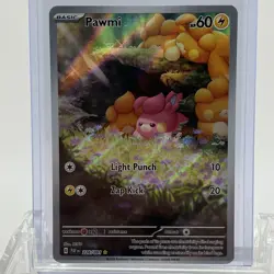 Pokemon TCG Paldean Fates Pawmi #226/091 Illustration Rare NM - Image 1
