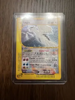 2003 Pokemon Crystal Lugia 149/147 Aquapolis Rare Vintage Holo Damaged - Image 1