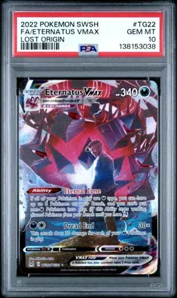Pokemon Lost Origin Eternatus VMAX TG22/TG30 Trainer Gallery PSA 10 - Image 1