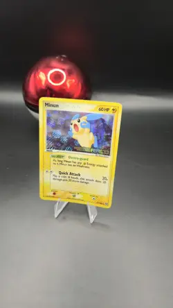 Minun Reverse Holo 37/106 STAMPED Emerald Uncommon Pokemon TCG - Image 2
