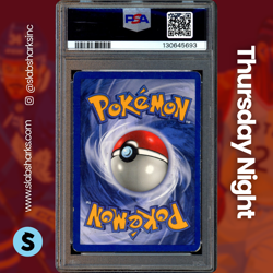 1999 POKEMON BASE SET UNLIMITED #7/102 HITMONCHAN HOLO RARE PSA 3 - Image 2