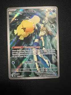 Misty's Psyduck 193/182 NM Pokemon TCG Scarlet And Violet Destined Rivals IR - Image 1