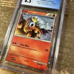 Pokemon Entei Black Star Promo HGSS20 Holo Rare 2010 - CGC 8.5 NM/Mint+ - Image 3