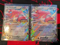 Pokemon Blissey ex TWM 134/167 Twilight Masquerade Stamped Promo Cosmos Holo 2x - Image 1
