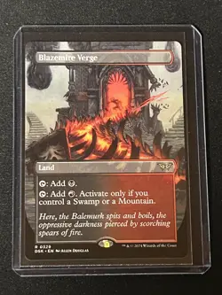 Blazemire Verge (Borderless) Duskmourn: House of Horror Regular - Image 1