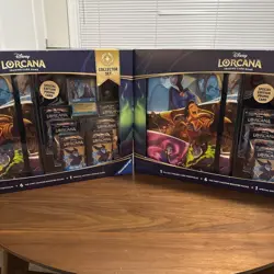 x2 SEALED Disney Lorcana First Chapter Collector Set 6 Packs Port. Promo Costco - Image 1