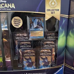 x2 SEALED Disney Lorcana First Chapter Collector Set 6 Packs Port. Promo Costco - Image 3