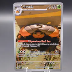 Crustle - 186/182 Illustration Rare SV10: Destined Rivals Pokemon TCG NM - Image 1
