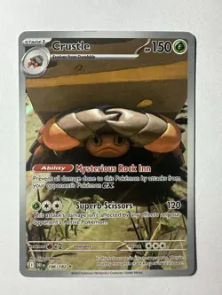 Crustle 186/182 Destined Rivals Illustration Rare Holo Pokemon TCG NM - Image 1