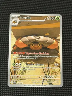Crustle 186/182 Holo - NM - Pokemon TCG SV10 Destined Rivals illustration rare - Image 1