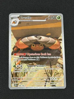 Crustle 186/182 Holo - NM - Pokemon TCG SV10 Destined Rivals illustration rare - Image 3