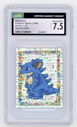 1998 Pokemon Merlin Series 1 -S7 Nidoqueen Special Glitter Holo CGC 7.5 - Image 1