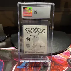 Snorlax Pokemon Merlin 1998 Series 1 - S22 Special Glitter CGC 8.5 NM/Mint+ - Image 2