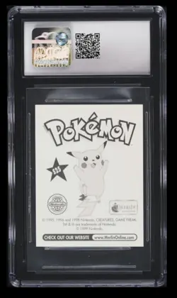 1998 Pokemon Merlin Sticker Series 1 Mew CGC 10 U.K. #S25 Holographic - Image 2