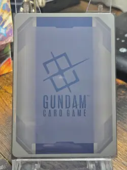 Gundam Trading Card Game Zeon’s Rush ST03-006 LR Char's Zaku II Near Mint Foil - Image 2