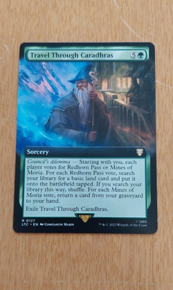 Travel Through Caradhras (127) Rare Magic the Gathering card - Image 2