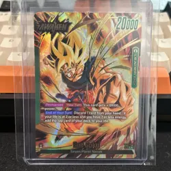 Son Goku FB05-049 Leader Alternate Art New Adventure Dragon Ball Super TCG Card - Image 1