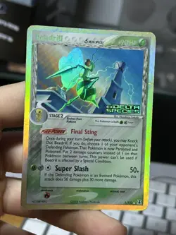 Beedrill 1/113 EX Delta Species 2005 Reverse Holo Rare Pokemon Card TCG - Image 3
