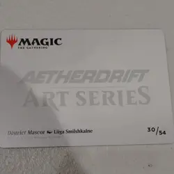 District Mascot Gold Stamped Art Card Art Series: Aetherdrift 30/54 - Image 2