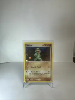 Pokemon 2004 EX Hidden Legends Machop Reverse Holo Card #64/101 - Image 1