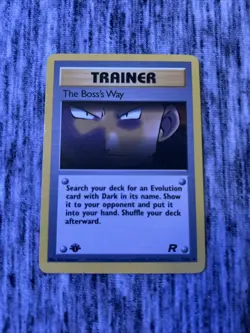 First Edition Pokemon Trainer cards Team Rocket - Image 3