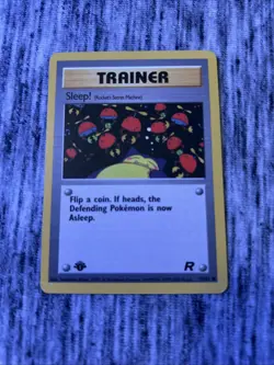 First Edition Pokemon Trainer cards Team Rocket - Image 5