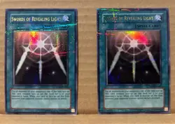 Yugioh Hobby League Swords Of Revealing Light, MST, and Torrential Tribute 4card - Image 1