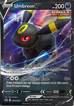 Umbreon V - Foil Promo SWSH: Sword & Shield Promo Cards SWSH203 NM - Image 1